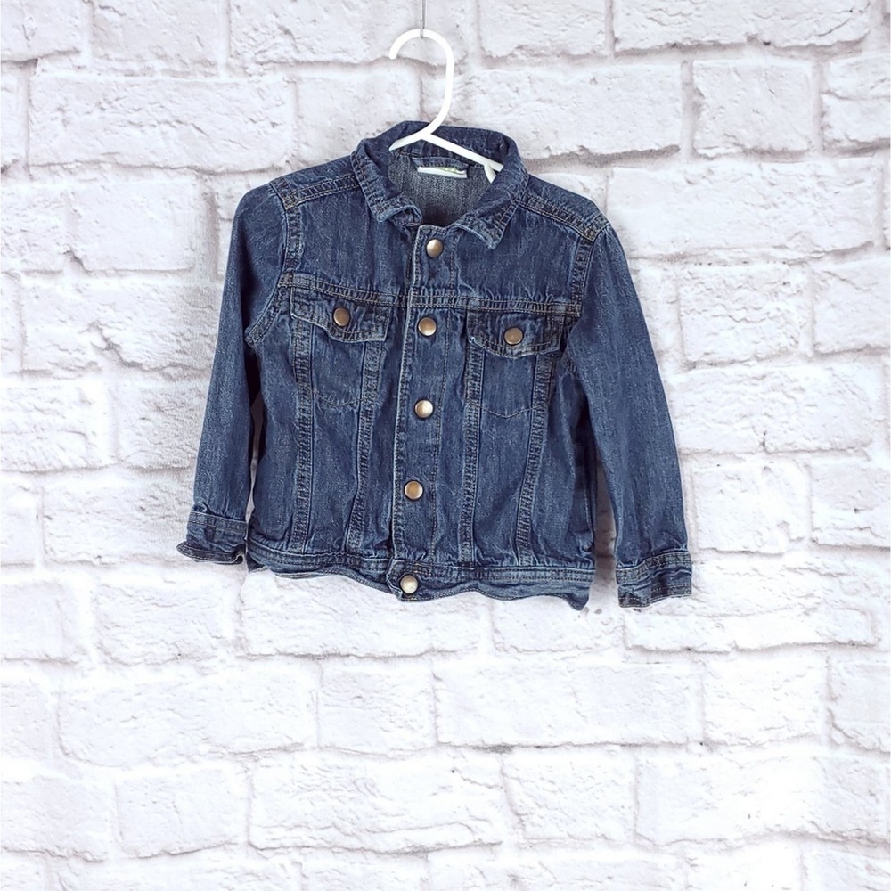 Crazy 8 denim jean jacket blue 18 to 24 months girls baby